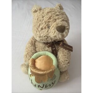 Disney Baby Classic Pooh Waggy - Musical Plush Stuffed Animal, 13 Inches , Brown